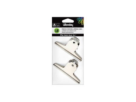 Wonday Pince à dessin 'spring clip', métal, largeur: 144 mm
