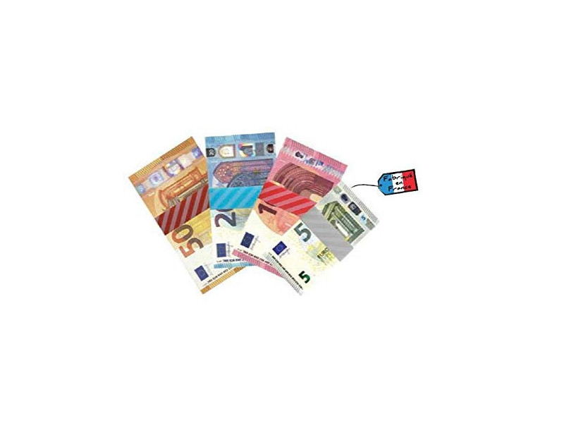 RESKAL Bracelet pour billets Euros, 20 billets de 10 EUR