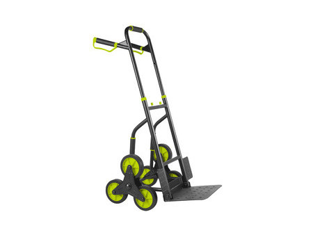 Wonday Diable d'escalier en tube d'acier, 2x 3 roues