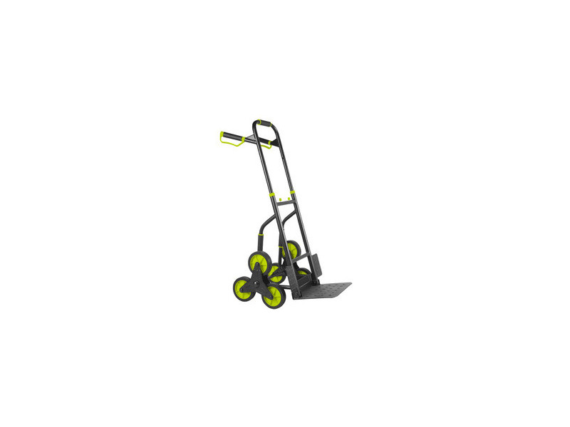 Wonday Diable d'escalier en tube d'acier, 2x 3 roues