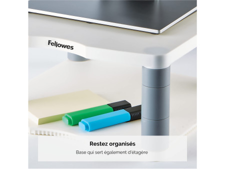 Fellowes Support pour écran Premium, blanc