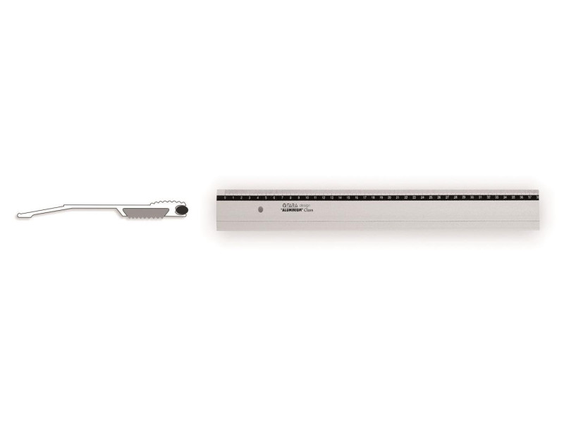 Wonday Règle de coupe, en aluminium, longueur: 1.000 mm