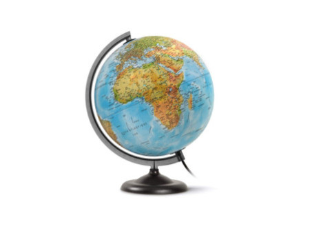 Wonday Globe lumineux GLOB'N'KIT, texte francais, 300 mm