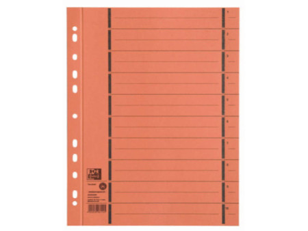 Oxford Intercalaire avec perforation, A4 extra large, orange