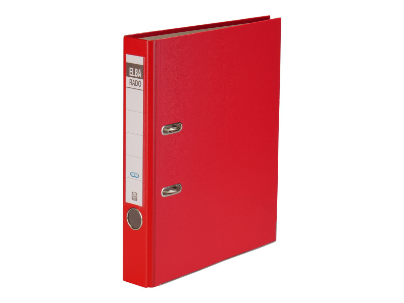 ELBA classeur rado brillant, largeur de dos: 50 mm, rouge