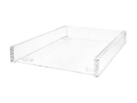 WEDO Corbeille à courrier 'cristallic', A4, transparent