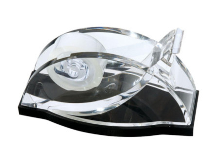 WEDO Dévidoir bureau 'acrylique exclusif', transparent/noir