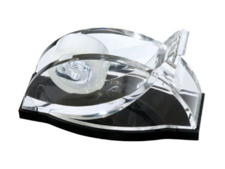 WEDO Dévidoir bureau 'acrylique exclusif', transparent/noir