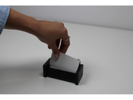 WEDO Porte-cartes de visite 'black office', noir