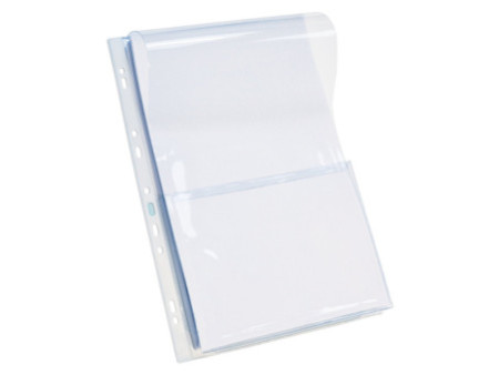 Oxford Pochettes perforées à soufflet, A4, PVC, 0,3 mm
