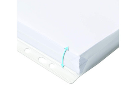 Oxford Pochettes perforées à soufflet, A4, PVC, 0,3 mm