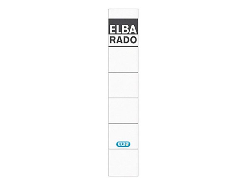 ELBA Etiquette pour dos de classeur 'ELBA RADO' - blanc