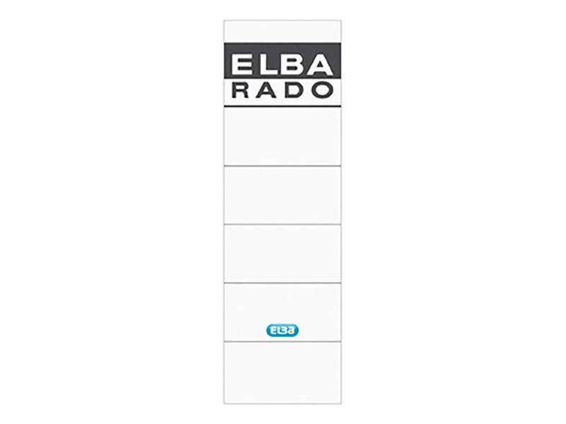 ELBA Etiquette pour dos de classeur 'ELBA RADO'- blanc