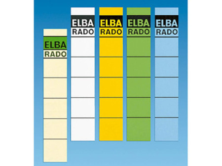 ELBA Etiquette pour dos de classeur 'ELBA RADO'- blanc