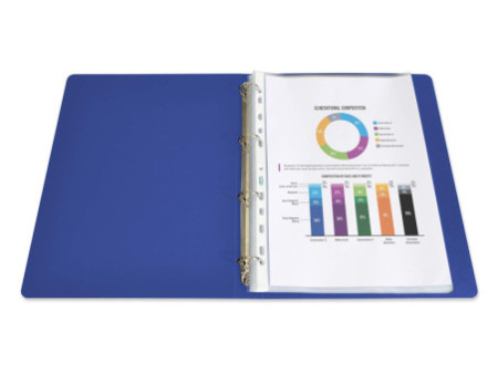 Oxford Pochette perforée Standard, A4, PP, 0,09 mm, grainé