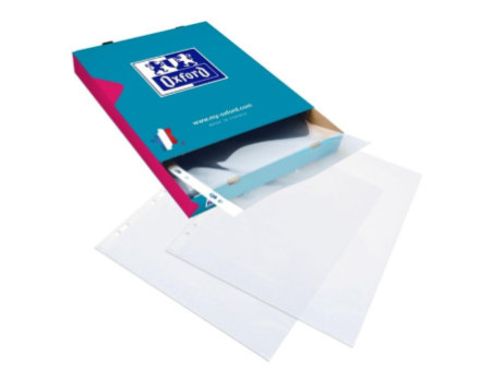 Oxford Pochette perforée Standard, A4, PP, 0,09 mm