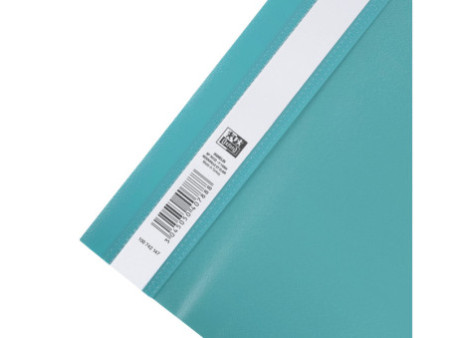 Oxford Chemise à lamelle, A4, PP, turquoise
