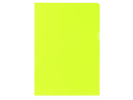 Oxford Pochettes coin Premium, A4, PVC, transparent, jaune