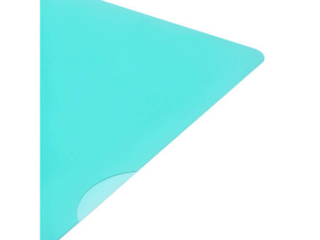 Oxford Pochettes coin Premium, A4, PVC, transparent, vert