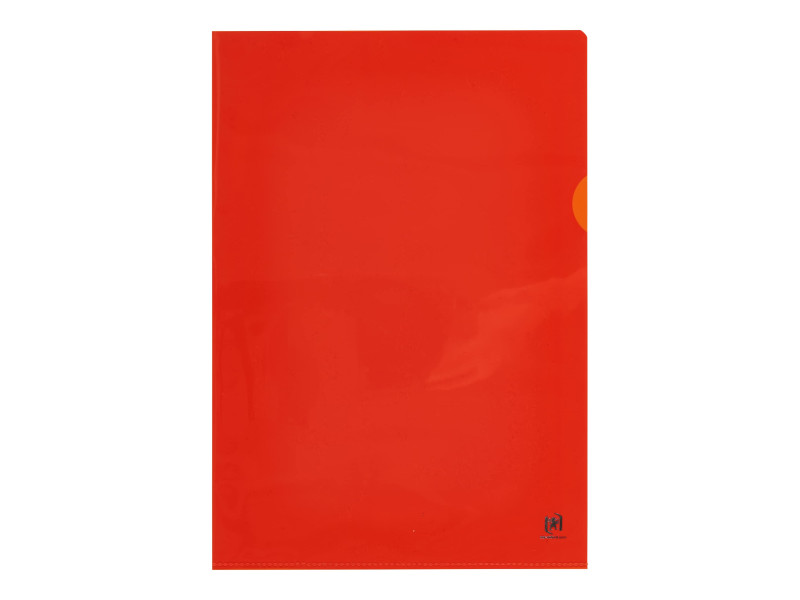 Oxford Pochettes coin Premium, A4, PVC, transparent, orange