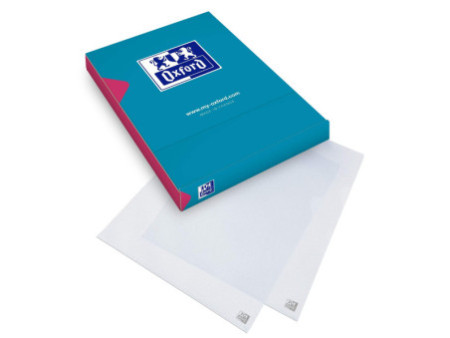 Oxford pochette transparente Standard, format A4, en PP
