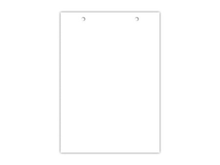 Oxford Bloc de fiches bristol, A5, uni, blanc