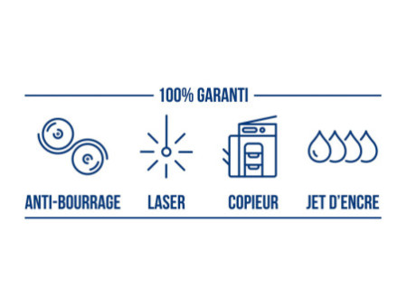 agipa Etiquette universelle, 99,1 x 38,1 mm, blanc