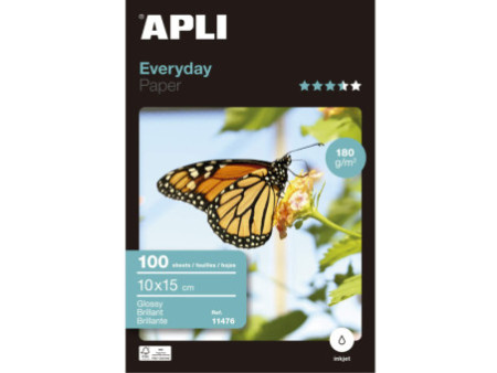 APLI Papier photo everyday, 100 x 150 mm, 180 g/m2, brillant