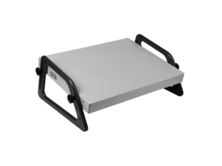 WEDO Repose-pieds Relax, ajustable en hauteur, gris clair