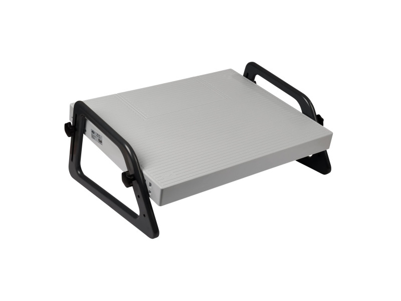 WEDO Repose-pieds Relax, ajustable en hauteur, gris clair