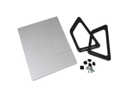 WEDO Repose-pieds Relax, ajustable en hauteur, gris clair