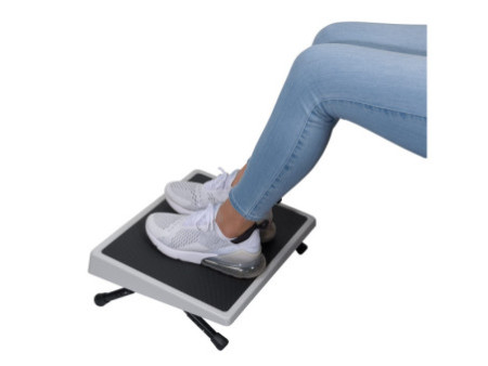 WEDO Repose-pieds EDV, réglable en hauteur, gris clair