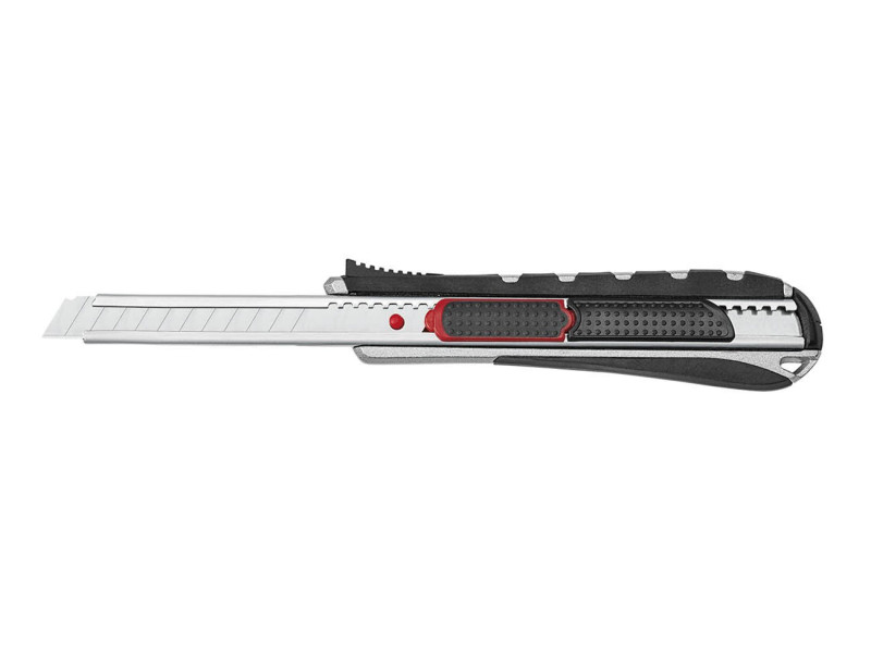 WEDO Cutter 2-en-1, lame: 9 mm, noir/rouge