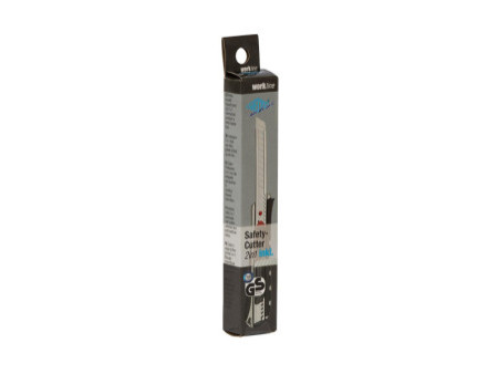 WEDO Cutter 2-en-1, lame: 9 mm, noir/rouge