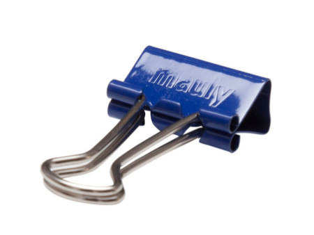 MAUL Pince double clip mauly 214, largeur: 19 mm, bleu