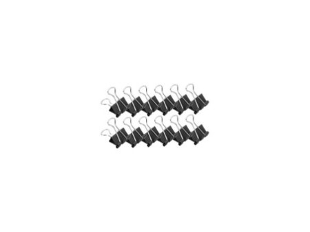 MAUL Pince double clip 213, noir, (L)19 mm, écartement: 7 mm