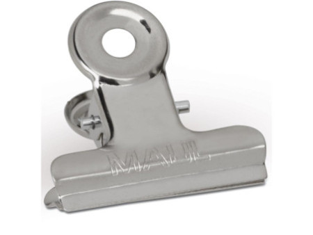 MAUL Pince-lettres en métal, couleur: nickel, largeur: 30 mm