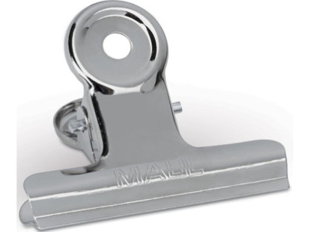 MAUL Pince-lettres en métal, couleur: nickel, largeur: 50 mm
