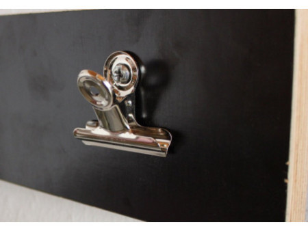 MAUL Pince-lettres en métal, couleur: nickel, largeur: 70 mm