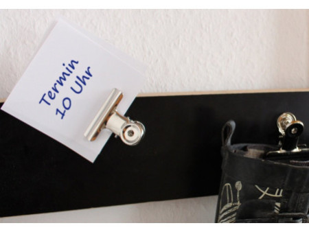 MAUL Pince-lettres en métal, couleur: nickel, largeur: 70 mm