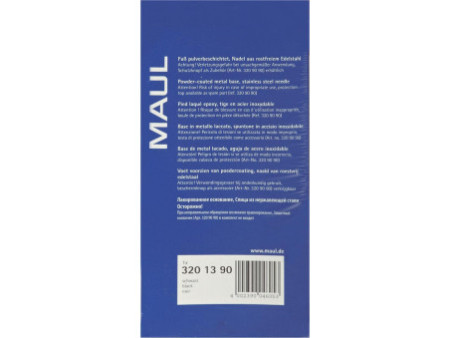 MAUL Pique-notes métallique, noir