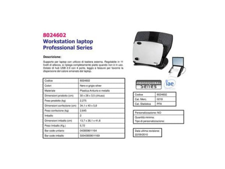Fellowes Support pour PC portable Workstation Professional