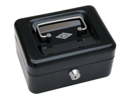 WEDO Caisse avec clip, (L)152 x (P)115 x (H)80 mm, noir