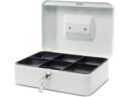 MAUL Caisse à monnaie, (L)250 x (P)190 x (H)90 mm, blanc