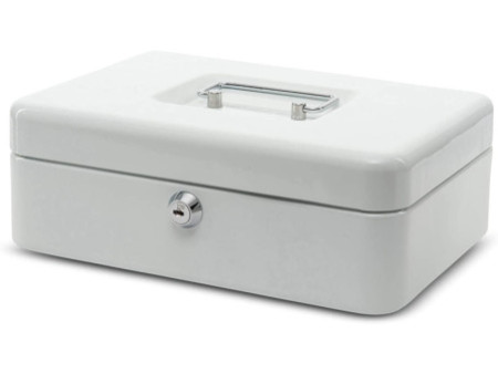 MAUL Caisse à monnaie, (L)250 x (P)190 x (H)90 mm, blanc