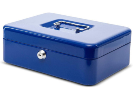 MAUL Caisse à monnaie, (L)250 x (P)191 x (H)90 mm, bleu