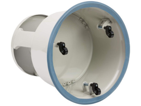 WEDO Tabouret marchepied, en métal, RAL 7035, gris lumière