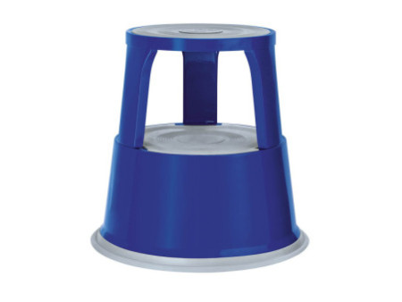 WEDO Tabouret marchepied en métal, RAL 5002, bleu