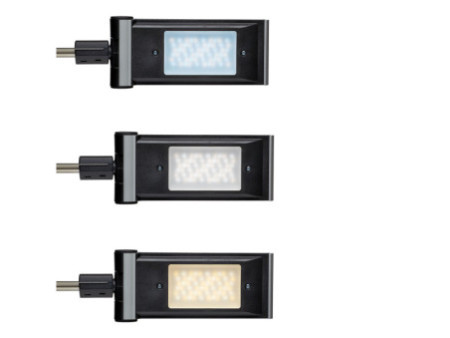MAUL Lampe de bureau à LED MAULprimus, dimmable, argent/noir