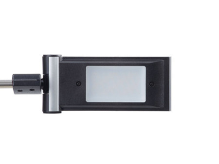 MAUL Lampe de bureau à LED MAULprimus, dimmable, argent/noir